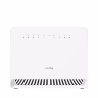 Cudy LT500E wireless router Fast Ethernet Dual-band (2.4 GHz / 5 GHz) 4G valge