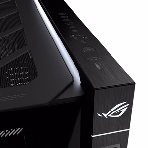 ASUS ROG CRONOX GR801 CURVE TG ARGB must keskmise tornmõõduga arvutikorpus