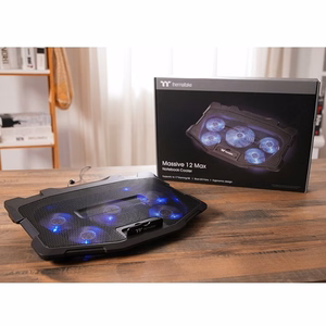 Thermaltake Massive 12 Max sülearvuti jahutusalus, 43,2 cm (17 tolli), 2200 p/min, must