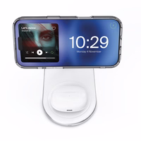 2in1 Puro Mag Station Wireless Charging Station jaoks Phone and Kõrvaklapid - valge