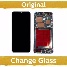 LCD ekraan ühilduv Huawei P60 Pro raamiga / must / (Uuendatud: Hiina)