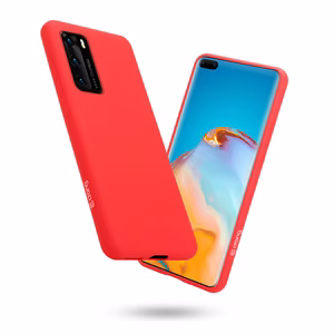 Crong Color Cover – чехол Huawei P40 (красный)