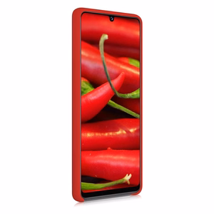 Silikoonist ümbris Pehme paindlik kummist kate Samsung Galaxy A42 5G punane