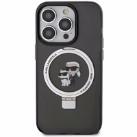 Karl Lagerfeld KLHMP15XHMRSKCK iPhone 15 Pro Max 6.7" must/must hardcase Ring Stand Karl&Choupette MagSafe