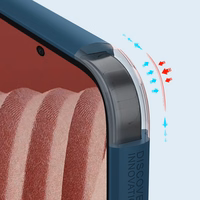 Nillkin Super Frosted Shield Pro vastupidav ümbris Samsung Galaxy A73 mustale mudelile