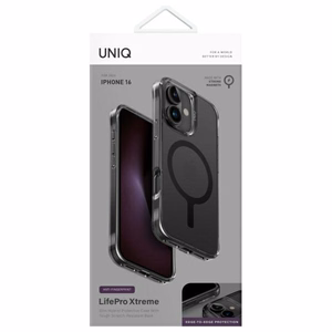 Uniq LifePro Xtreme Magclick Charging Ümbris jaoks iPhone 16 - Must