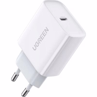 Ugreen USB Power Delivery 3.0 Quick Charge 4.0+ 20W 3A mains charger (valge)