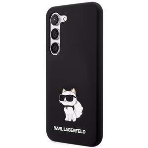 Karl Lagerfeld Silicone Choupette ümbris jaoks Samsung Galaxy S24 - must