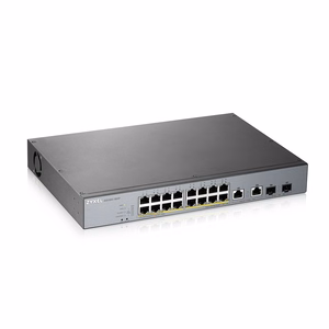 Zyxel GS1350-18HP-EU0101F hallatav võrgulüliti L2 Gigabit Ethernet (10/100/1000) toide Etherneti kaudu (PoE) hall