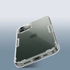 Nillkin Nature TPU ümbris seadmele Apple iPhone 12 Pro Max, tumeroheline