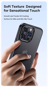 Rock Guard Touch Matte Series Ümbris jaoks Iphone 15 Plus valge