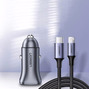 Car laadija Ugreen CD130 USB-C/USB-A 30W hall