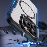 Defender Carbon Mag ümbris for iPhone 16 Pro 6,3" must