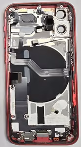 Aku kaas iPhone 12 mini Red NFC laadimis-flex'i, mikrofoniga originaal (kasutatud Grade C)