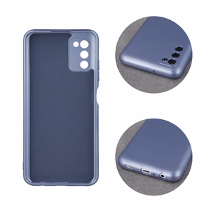 Metallic ümbris jaoks Samsung Galaxy A35 5G light sinine
