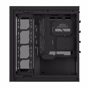 ASUS ROG CRONOX GR801 CURVE TG ARGB must keskmise tornmõõduga arvutikorpus