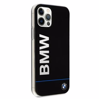 BMW Hardcase Signature Printed Logo Ümbris iPhone 12 / 12 Pro - must