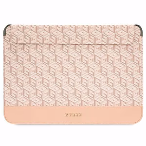 Guess GCube Stripes ümbris jaoks a 14" laptop - roosa