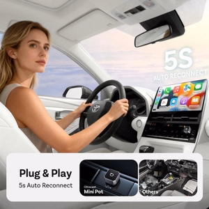 Juhtmevaba CarPlay/Android Auto adapter Ottocast Mini Cube must