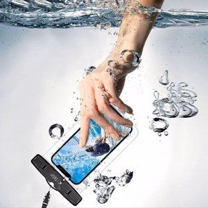 Tech-Protect UWC7 Universal Waterproof Ümbris 6.9 Inch must/oranž