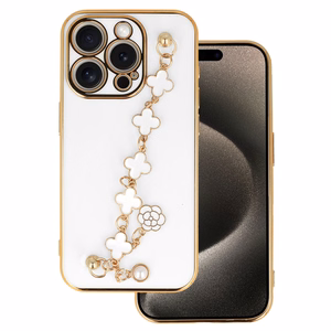 Чехол Trend для iPhone 15 Pro Max дизайн 3 белый