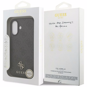 GUESS ümbris jaoks IPHONE 17 compatible with MagSafe GUHMP17SP4SM4MK (PU 4G Small 4G and Classic) must