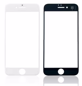 LCD screen glass Apple iPhone 8/SE 2020 with frame and OCA valge V2 ORG