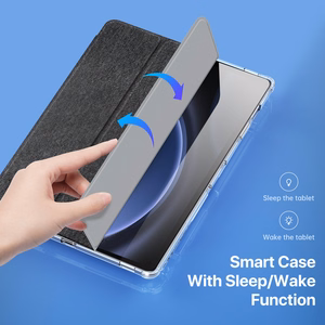 Ümbris Dux Ducis Unid Samsung X810/X816 Tab S9 Plus/X610/X616 Tab S9 FE Plus must