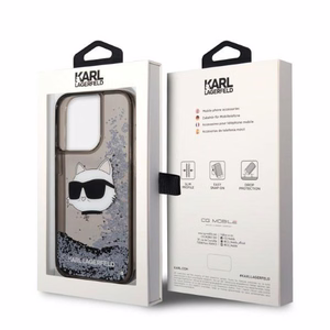 Karl Lagerfeld KLHCP14XLNCHCK iPhone 14 Pro Max 6.7" must/must hardcase Glitter Choupette Head