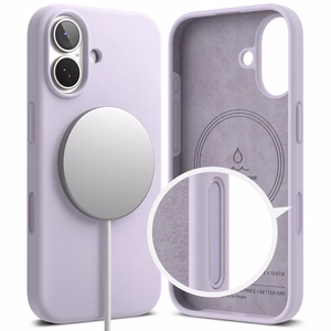 Ringke Silicone Magnetic MagSafe Ümbris jaoks iPhone 17 - Lilla