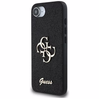Guess Fixed Glitter Big 4G ümbris jaoks iPhone 16e - must