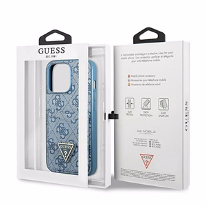 Guess 4G Triangle Logo Cardslot Ümbris jaoks iPhone 13 Pro / 13 - sinine
