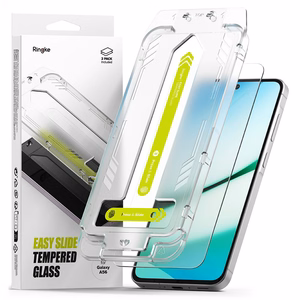 Ringke Easy Slide 2-pack karastatud klaas jaoks Samsung Galaxy A56 5G - läbipaistev
