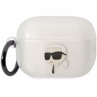 Karl Lagerfeld KLAP2HNIKTCT Airpods Pro 2 cover läbipaistev Ikonik Karl Lagerfeld