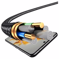 USAMS kaabel 2in1 2xUSB-C 72W 1,2m Aluminum Alloy Data Cable Sufeng Series SJ740USB101 (US-SJ740)