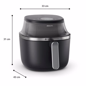 Philips 3000 series NA331/00 kuumaõhufritüür, 6,2 l, 1700 W, must/hõbedane