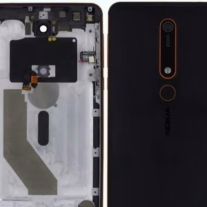 Tagakaas Nokia 6.1 must/vask originaal (kasutatud Grade B)