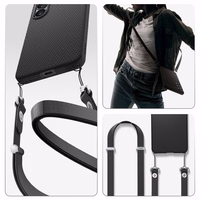 SPIGEN ümbris LIQUID AIR MAG ühildub MagSafe'iga SAMSUNG S26 Plus'ile matt mustaga