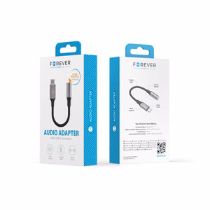 Forever adapter audio AJC-01 jack 3,5 mm - USB-C must