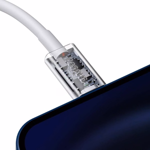 USB cable Baseus Superior from Type-C to Lightning PD 20W 1.0m valge CATLYS-A02
