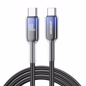 USB kaabel Joyroom S-A42 must Type-C / Type-C 120cm (kuni 60W)