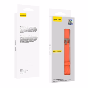 Blavec Watch band for SB-01 Active silicone orange
