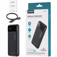 External battery Akupank Choetech B728 22.5W 10000mAh must