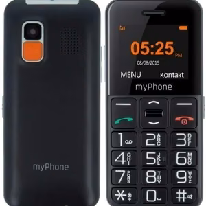 myPhone Halo Easy | must | 1.77 tolli | TFT | 24 MB | 32 MB | üks SIM | Bluetooth | põhikaamera eraldusvõime 0.3 MP | 1000 mAh