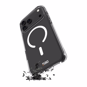 Puro Impact Clear D3O TPU+PC Ümbris Compatible with MagSafe jaoks iPhone 17 Pro - Läbipaistev