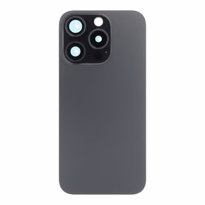 Galinis dangtelis iPhone 15 Pro Black Titanium (Full Cover / No NFC Flex) OEM