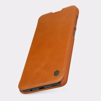 Nillkin Qin Case Case for Xiaomi Redmi Note 11 Pro+ (Hiina) / Redmi Note 11 Pro (Hiina) / Mi11i HyperCharge Camera Protector Holster Cover Flip Case Black