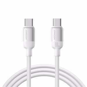 Joyroom S-A62 Lively Series 60W USB-C - USB-C kaabel 1.2m - valge