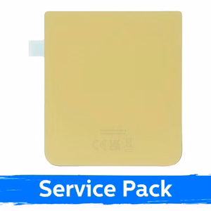 Tagakaas, ühilduv Samsung F711 Z Flip3 / Kollane / (Service Pack)