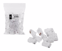 Cablexpert PLUG3UP6/100 juhtmeühendus läbipaistev